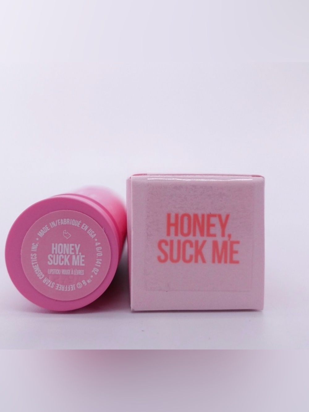 Jeffree Star Honey, Suck Me Pink Lipstick Tube